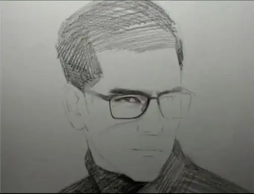 素描人像丨用12起形法5步画好一个彭于晏