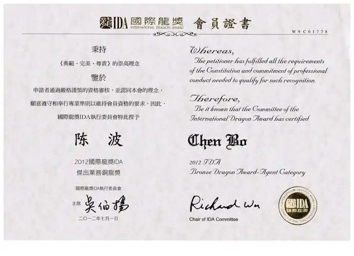 ida国际龙奖(ida国际龙奖全称)