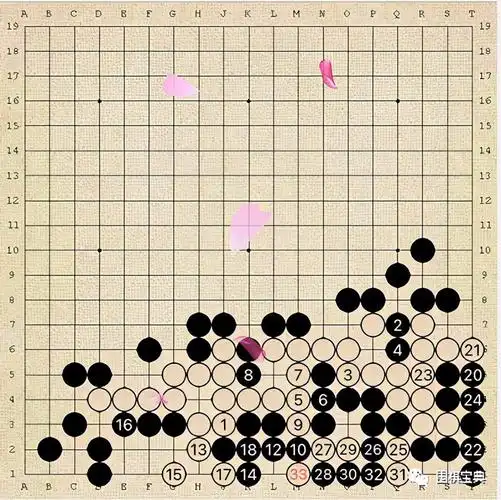 棋魂真人版第1集回归中的棋谱