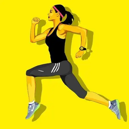 很酷的健身头像图片女
