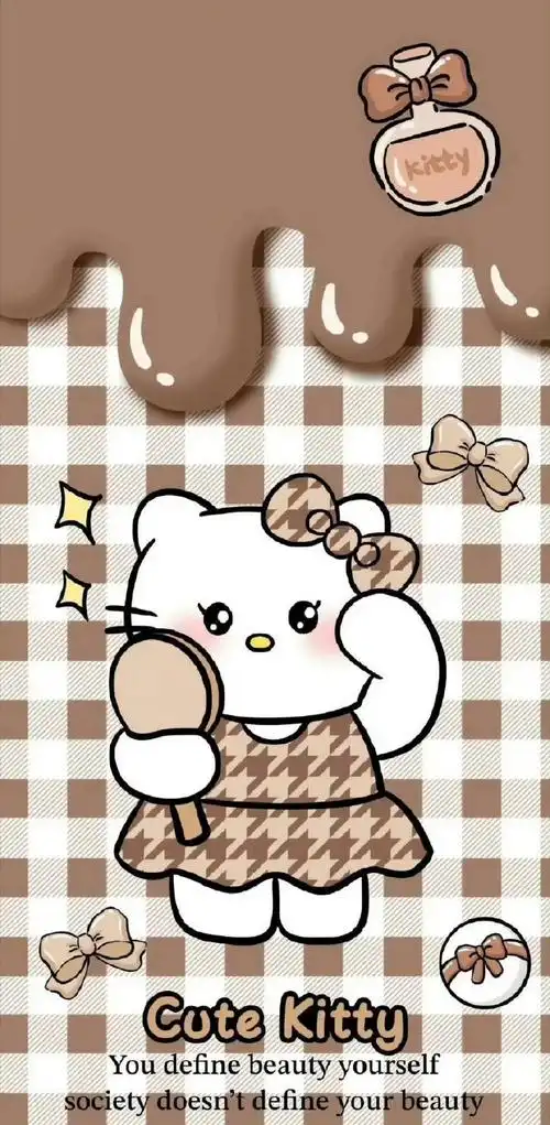 商师话题##壁纸#凯蒂猫可爱壁纸,你pick了吗～(来源/凤尾香罗梦几