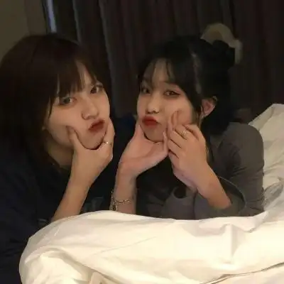 快手网红闺蜜头像高清一对的网红版闺蜜头像2张图片