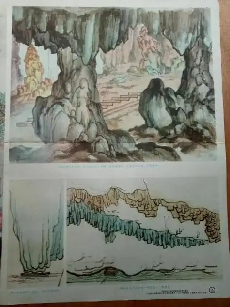 双龙洞孔隙简笔画