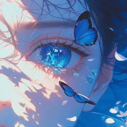 蓝色治愈系头像,一眼惊艳!