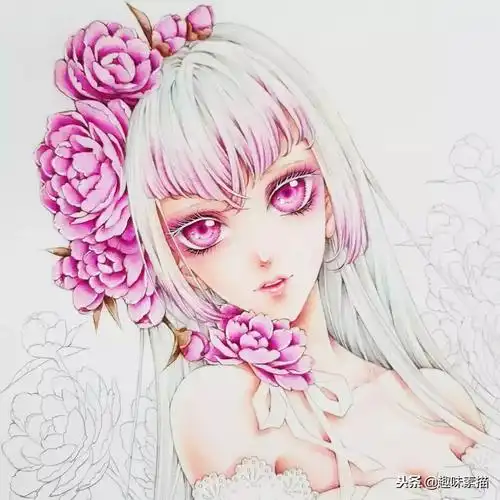 一波素描动漫美女又强势来袭,吹爆!打call