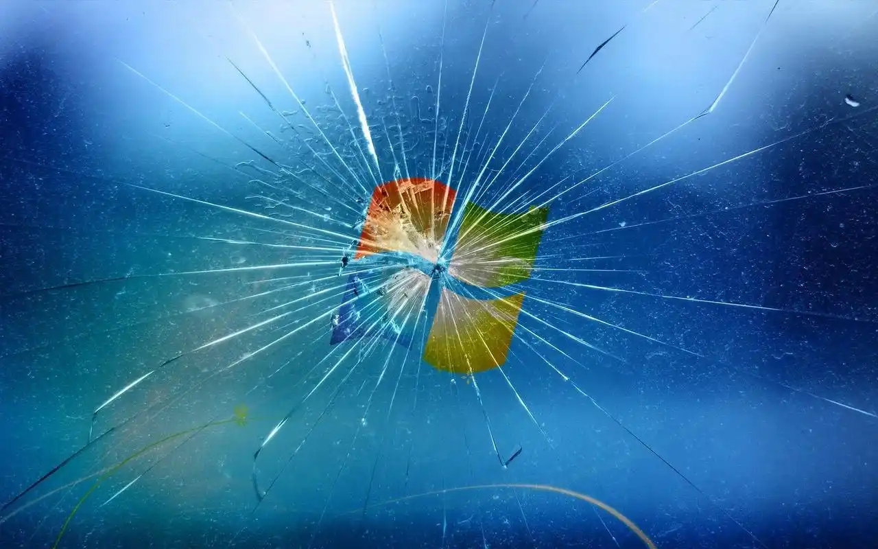 window系统电脑高清碎屏壁纸