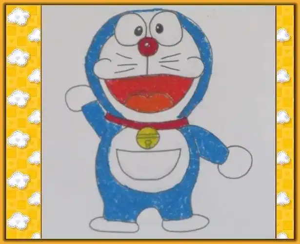 儿童绘画作品——《卡通形象》