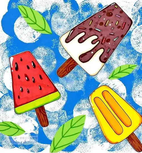 关于夏天的儿童画(关于夏天的儿童画简单又好看)-天晟网