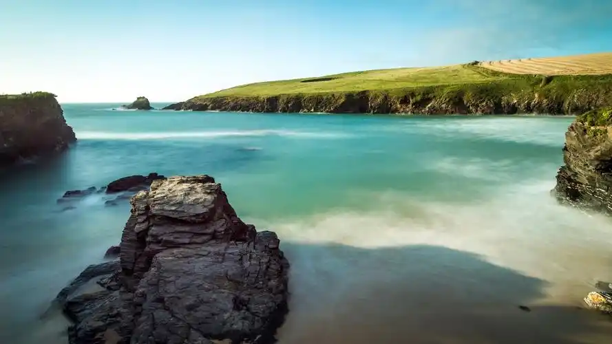 里夫斯海岸海石天波无垠-美丽的自然高清壁纸 - 1920x1080 壁纸 下载