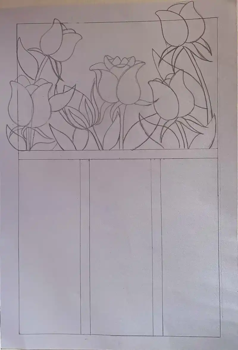 分镜绘画.玫瑰误了花期,月光隐在云里#画个画吧 #手绘 #临 - 抖音