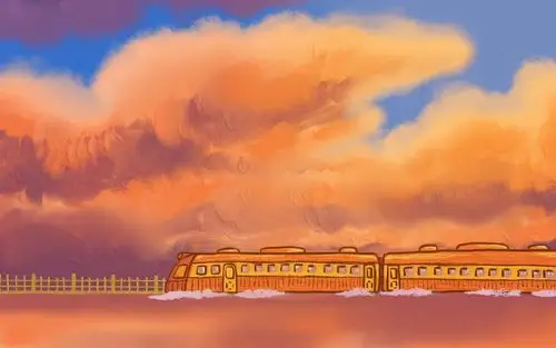 宫崎骏油画手绘图片桌面壁纸