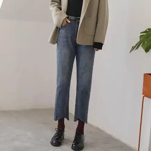 6张图告诉你时髦直筒牛仔裤搭配啥鞋更好