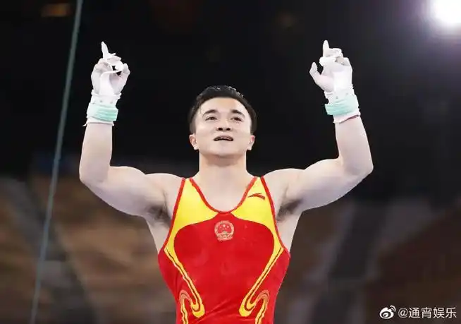 刘洋一边夺金,一边魔幻似地扭动脖子上演歪头杀,吊环上的"邪魅"表情