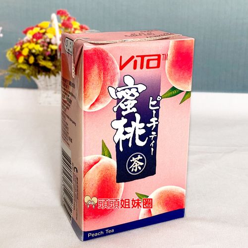维他蜜桃vita日式茶饮饮品24盒250ml茶味桃子茶饮料