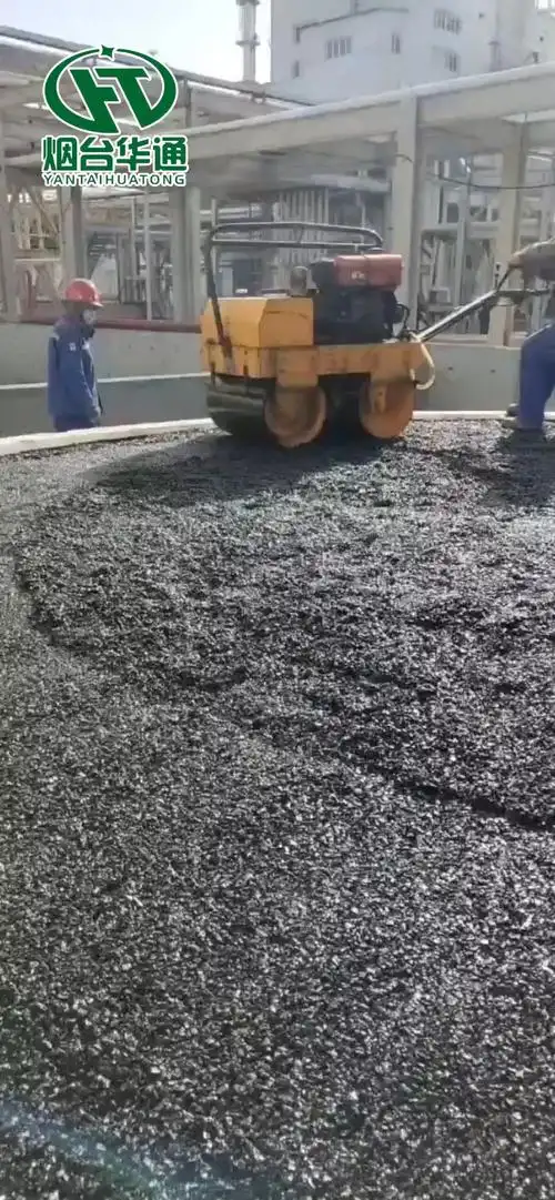 罐底防腐沥青砂化学储罐垫层施工