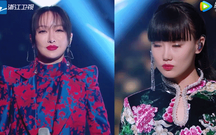 ▼黄玲首先说自己想唱第一段▼第一期节目里,萨顶顶和黄龄分到一组