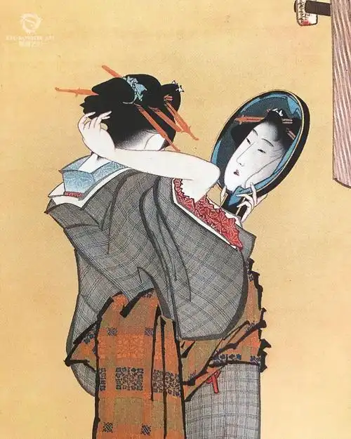 原创大师也难过美人关葛饰北斋与铃木春信的浮世绘美人图