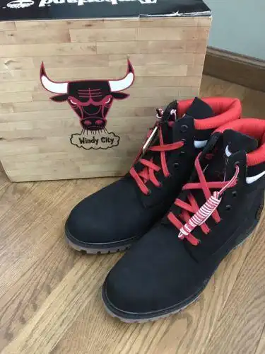 timberland premium 6 in waterproof boot chicago bulls size 11