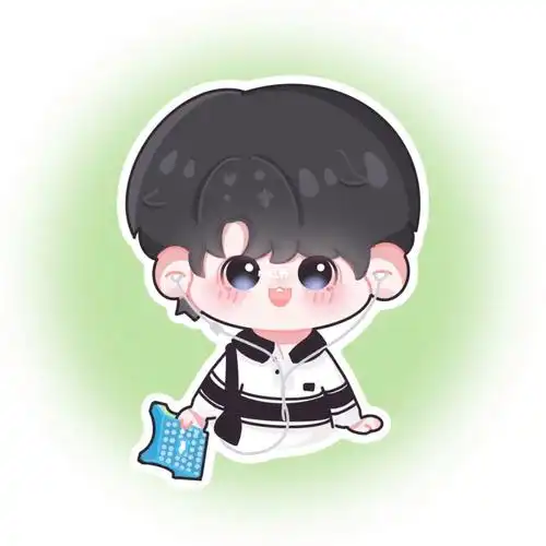 q版周柯宇小丹和小板凳