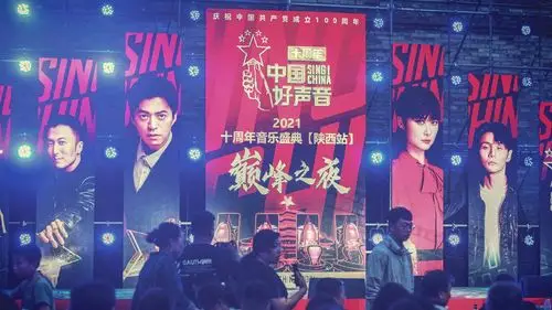 中国好声音10周年陕西站 巅峰之夜 白鹿原影视城演绎夜游新时尚