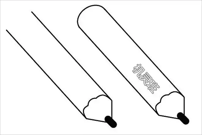 怎么教孩子画一支铅笔简笔画步骤图解