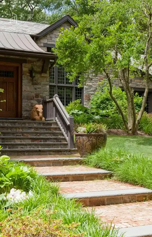 田园风格别墅-土巴兔装修效果图