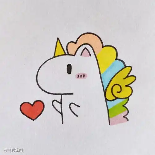 一组可爱卡通头像简笔画图片-图6