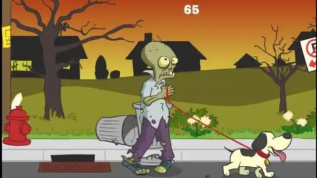 遛狗的僵尸 狗狗好聪明游戏