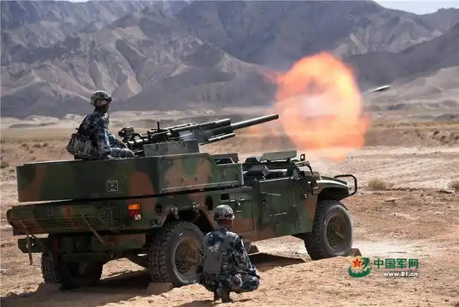 解放军车载迫击"机关炮"再升级!或可依托直-8l空运作战