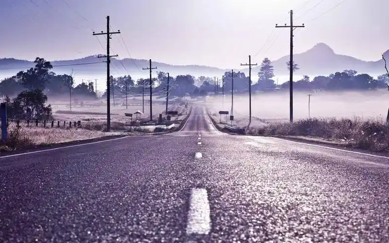 朦胧唯美的路摄影桌面壁纸下载3