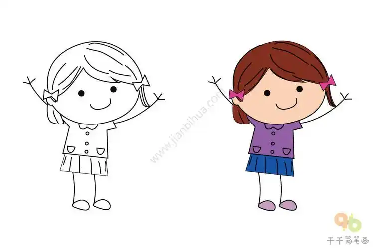 可爱的儿童简笔画图片大全_小朋友简笔画