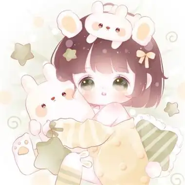 可爱呆萌卡通头像女卡通图片可爱女生萌萌哒