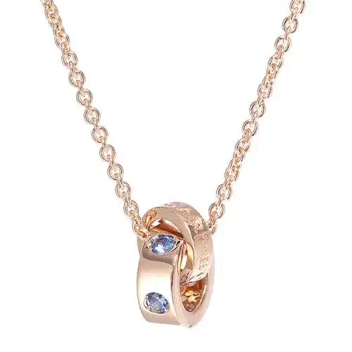 bvlgari(宝格丽) bvlgari系列18k金蓝宝石/沙弗莱石项链