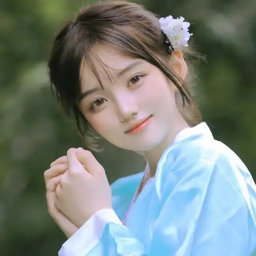 唯美女生头像可爱呆萌图片