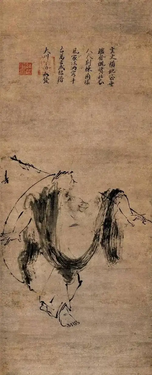 梁楷:中国画写意"简笔"人物画的创始者