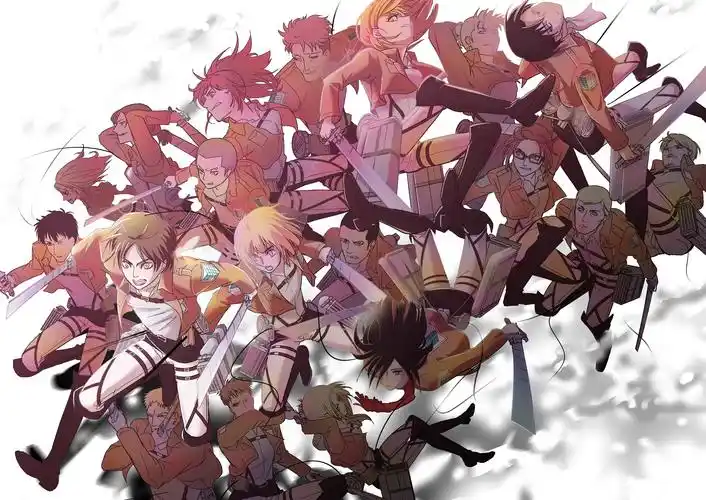 「进击的巨人」『进撃の巨人』全员出动 同巨人战斗.