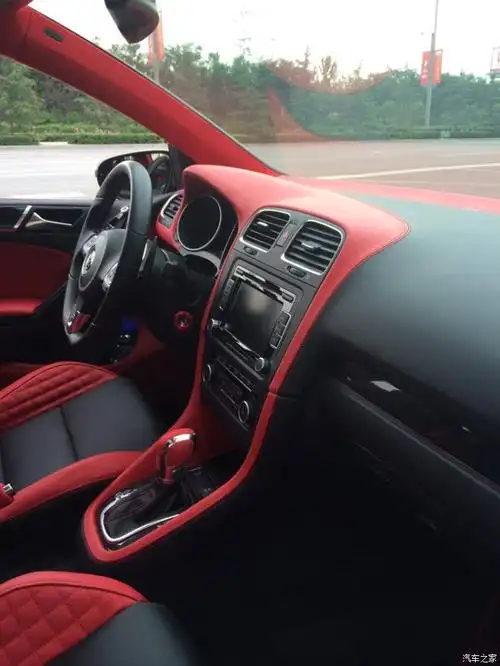 大众高尔夫6gti内饰改装