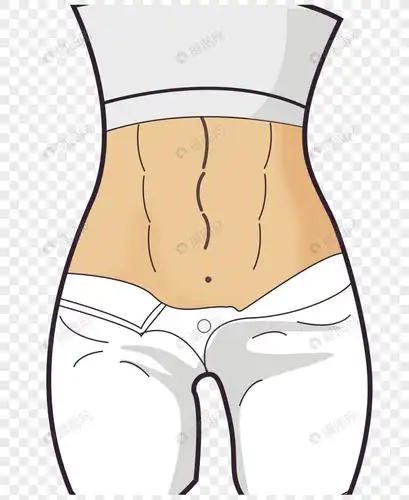 免抠元素 手绘/卡通元素 马甲线女孩.png