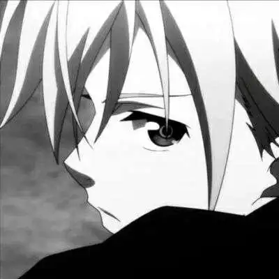 冷酷动漫黑白男生头像高清帅气的黑白高冷超酷孤僻动漫男头图片冷酷