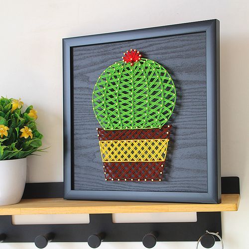 钉子绕线画diy材料包成品 毛线缠绕画 手工装饰画团建手作优惠券