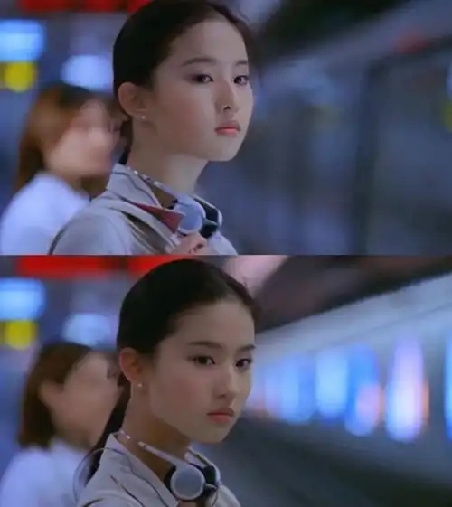 刘亦菲刚出道的时候,有种傲娇的,不好惹的感觉,距离感真的很强.