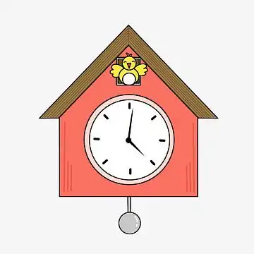 钟表卡通装饰免扣
