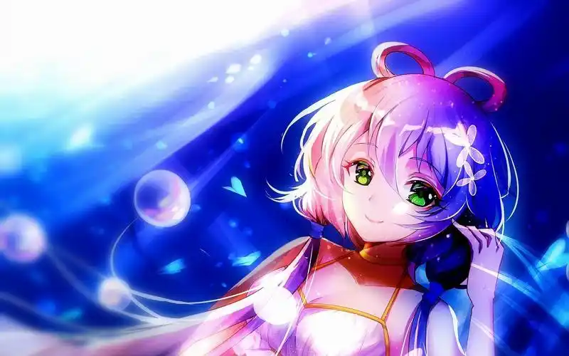 超美腻二次元动漫女生壁纸,在那些孤独的日子里,最开心有风和你