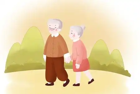 散步卡通图片-散步卡通图片大全-散步卡通背景图片-觅知网