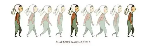 逐帧绘制人物动作