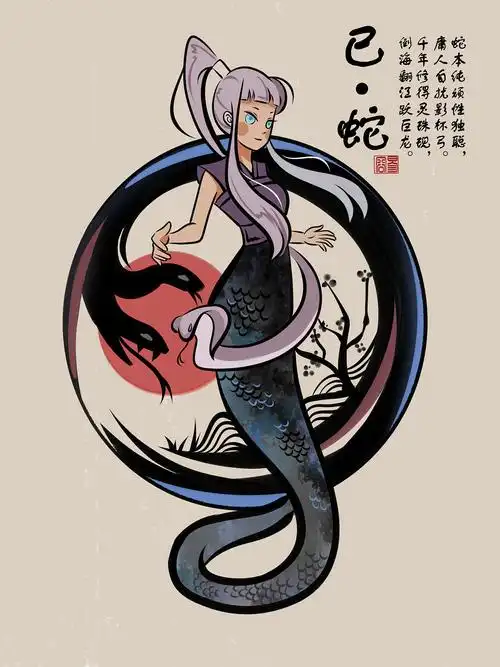 十二生肖拟人插画