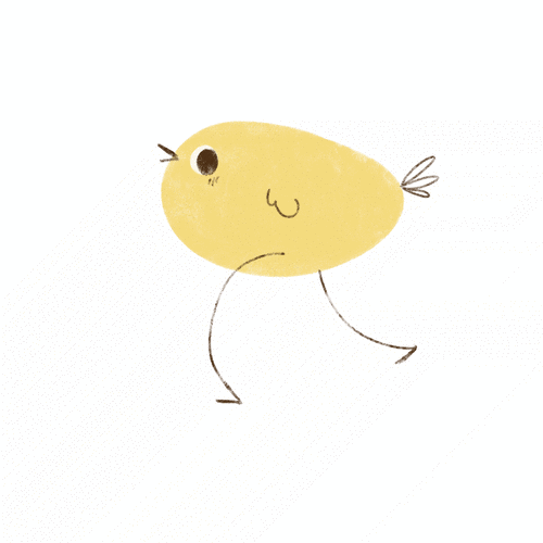 卡通gif奔跑gif小鸡gif黄色gif