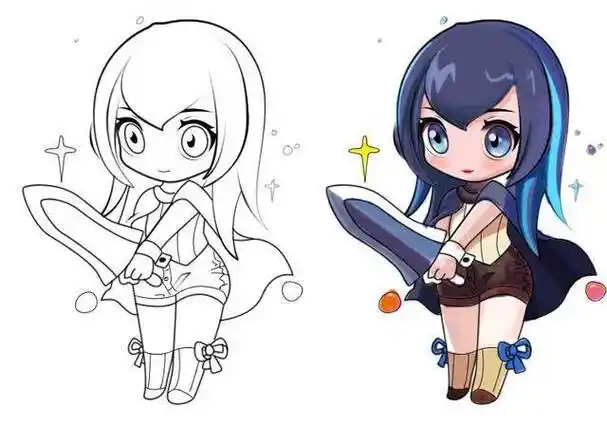 卡通画图片大全 卡通画图片大全可爱 人物 动漫 少女