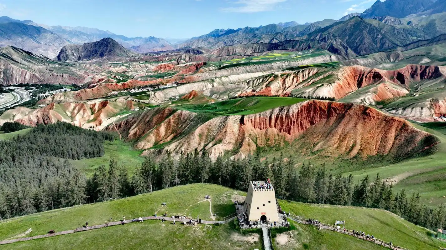 风景摄影# 青海省祁连县八宝镇卓尔山风景如仙境,景区最高海拔3100米