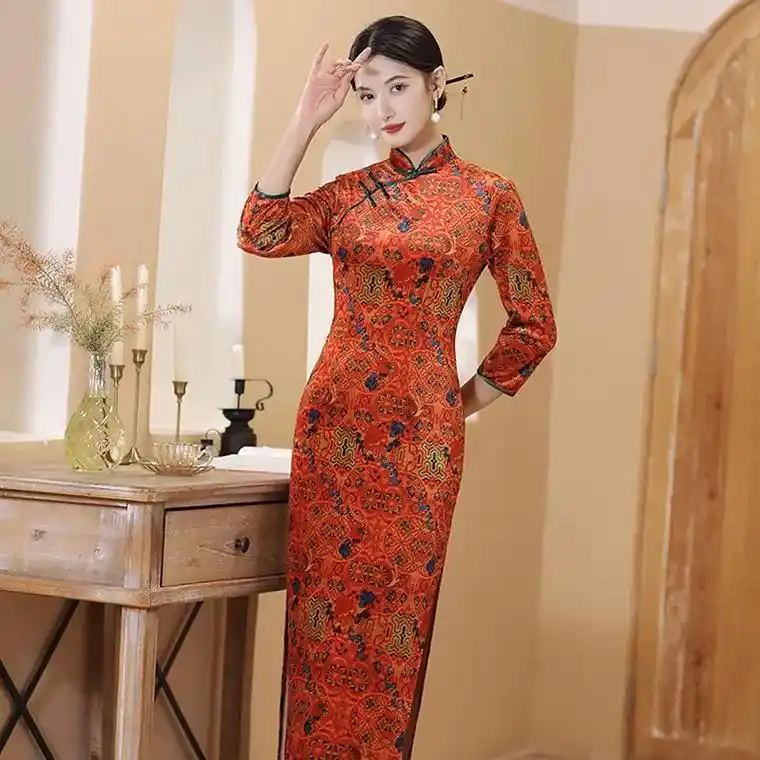 中国风旗袍,惊艳了时光,惊艳了风采.中国风唐装,中国风旗袍, - 抖音